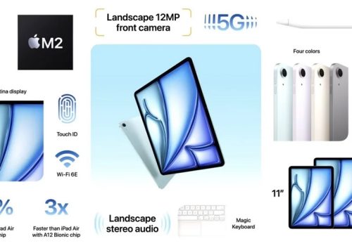 आईप्याड एयर सिक्स्थ जेन एम २ प्रोसेसर, १२८ जीबी बेस स्टोरेज र १३ इन्च भेरियन्टको साथ अनावरण