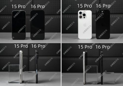 आईफोन १६ प्रो र आईफोन १५ प्रो बीच डिजाइन अपग्रेडहरूको भिन्नता देखाउने तस्बिर लीक