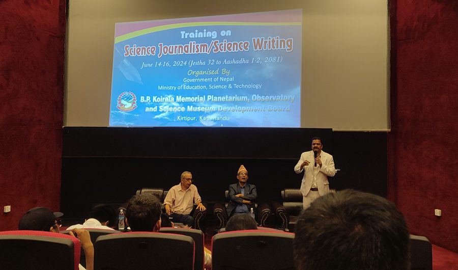 नेपालका वैज्ञानिक र पत्रकारबीच समन्वय तथा सहकार्य आवश्यक’