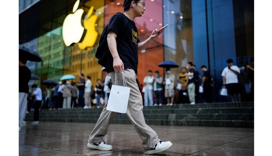 चीनमा एप्पलको आईफोनको ढुवानी मे महिनामा ४० प्रतिशतले बढ्यो