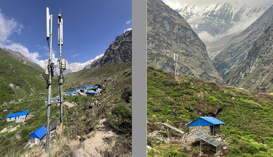 नेपाल टेलिकमको फोरजी मोबाइल सेवा अब माछापुच्छ्रे बेस क्याम्प र अन्नपूर्ण बेस क्याम्प क्षेत्रमा उपलब्ध