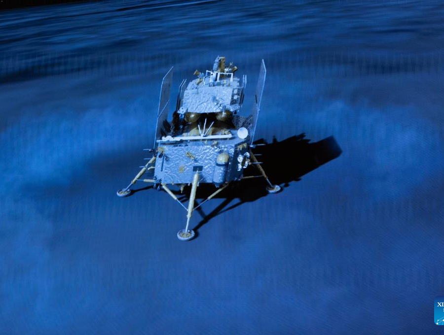 नमूना सङ्कलन गर्न चीनको चाङए-६ चन्द्रमाको टाढाको भागमा अवतरण