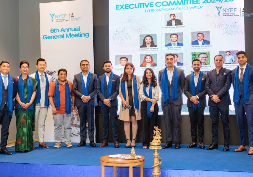 नेपाल युवा उद्यमी मंच काठमाडौंमा अभिमन्यु गोल्छाको नेतृत्वमा नयाँ कार्यसमिति चयन