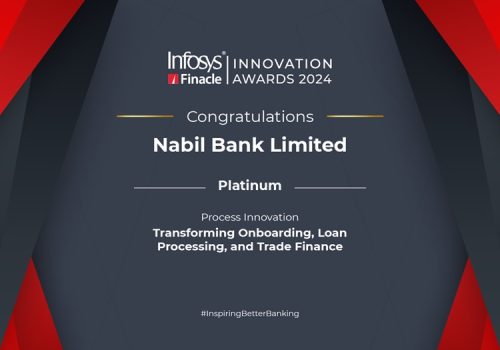 Nabil Bank bagged Platinum Infosys Finacle Innovation Award 2024