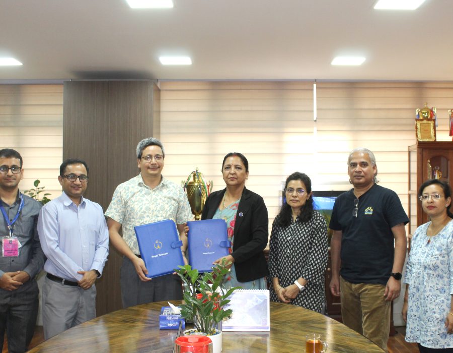 नेपाल टेलिकम र जल तथा मौसम विज्ञान विभाग बिच पूर्व सूचना प्रवाह गर्ने सम्झौता