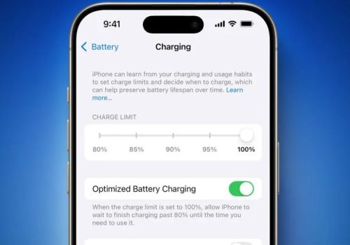 एप्पल आईफोन १५ र १५ प्रोमा चार्जिङ लिमिट अप्सन