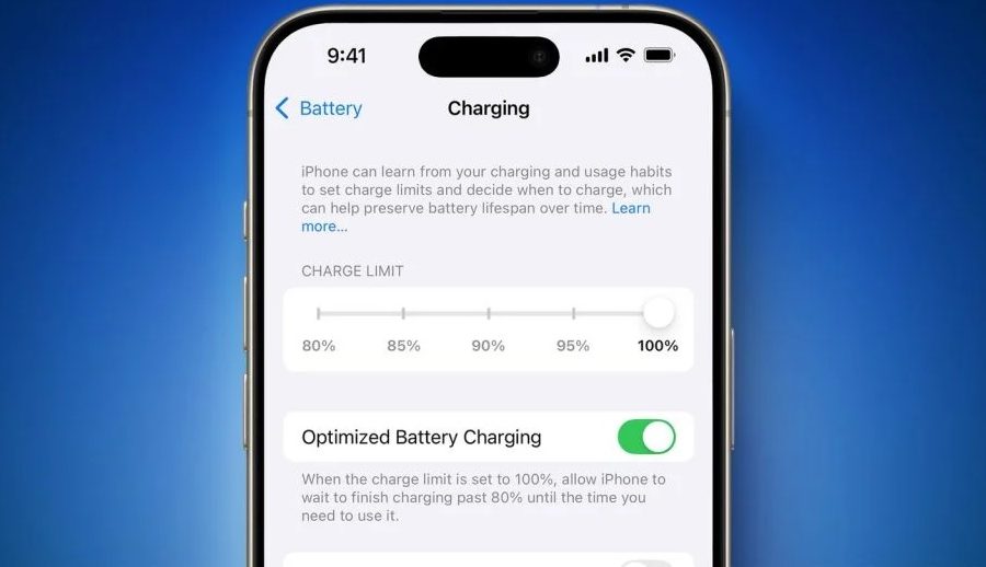 एप्पल आईफोन १५ र १५ प्रोमा चार्जिङ लिमिट अप्सन