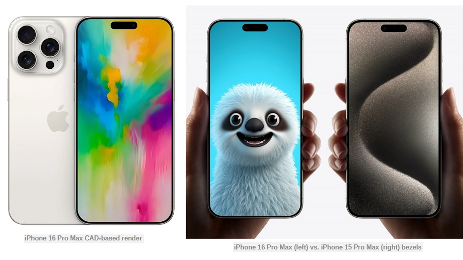 आईफोन १६ प्रो र आईफोन १६ प्रो म्याक्सको सटीक आयामहरू लीक