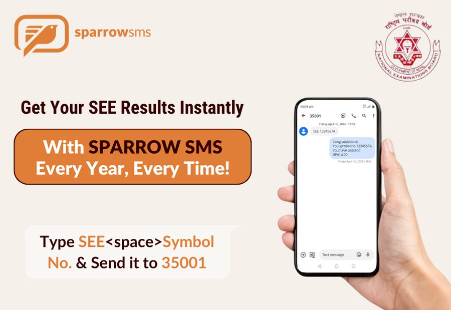 Sparrow SMS Collaborates with National Examination Board to Bring SEE Results