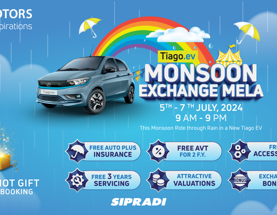 हरेक टियागो इभी बुकिङ्गमा सियोर सट गिफ्टसंगै मनसुन मेला सुरु