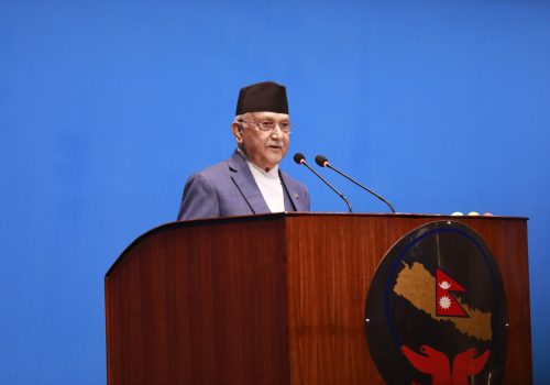 राज्यले उपलब्ध गराउने सबै सेवा अनलाइन प्रणालीबाट गराईने प्रधानमन्त्री ओलीको भनाई