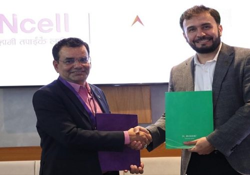 एनसेल र नबिल बैंकले गरे डिजिटल कारोबार सम्झौता