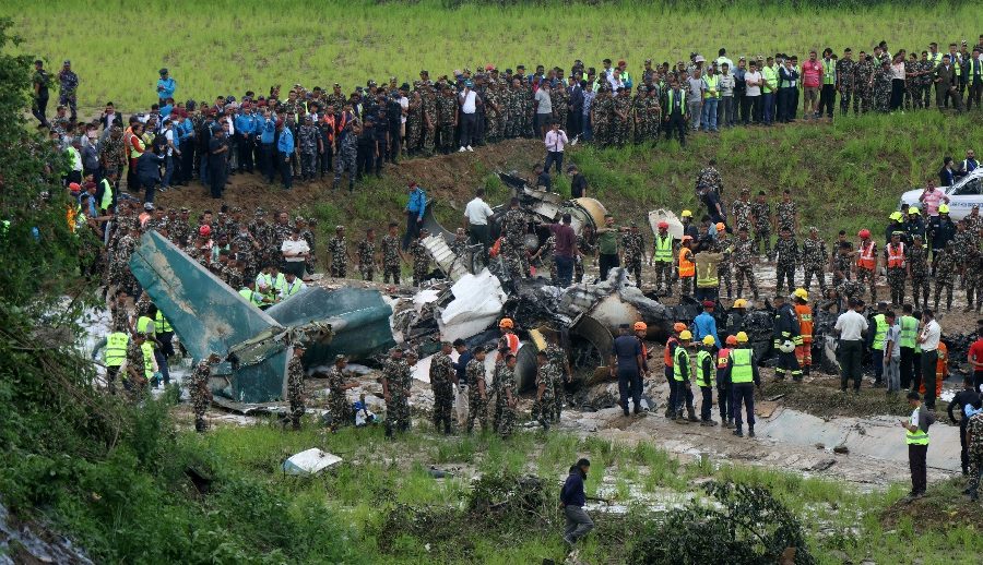 सौर्य एयरलाइन्सको विमान दुर्घटना, उद्धार कार्य जारी