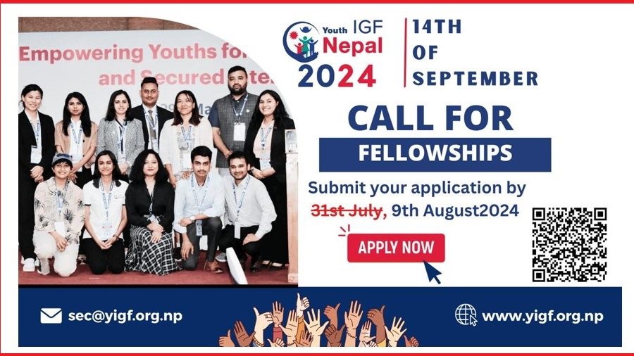 युवाहरुका लागि इन्टरनेट गभर्नेन्ससम्बन्धी फेलोशिप कार्यक्रमको आवेदन खुल्यो