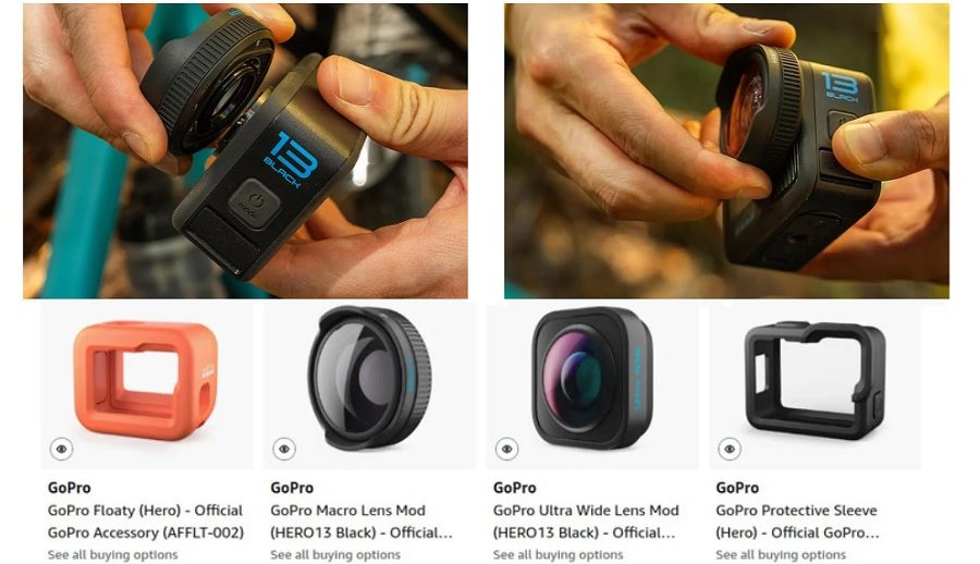 गोप्रो हिरो १३ को फर्स्ट लीकमार्फत् डिजाइन र एक्सेसरीजहरूको विवरण बाहिरियो