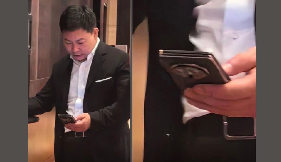 ह्वावे ट्रिपल–फोल्ड डिभाइस लाइभ फोटोमा देखा पर्यो, छिट्टै आउन सक्ने