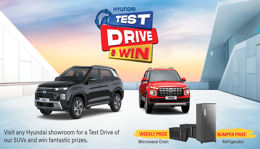 Hyundai launches ‘Hyundai Test Drive and Win’ campaign