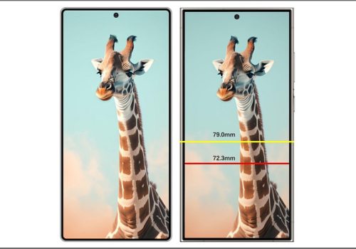 सामसङ ग्यालेक्सी एस२५ अल्ट्राको चौडाइ र स्क्रिन साइज बाहिरियो