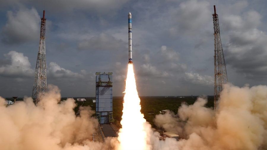 India’s space agency successfully launches earth observation satellite