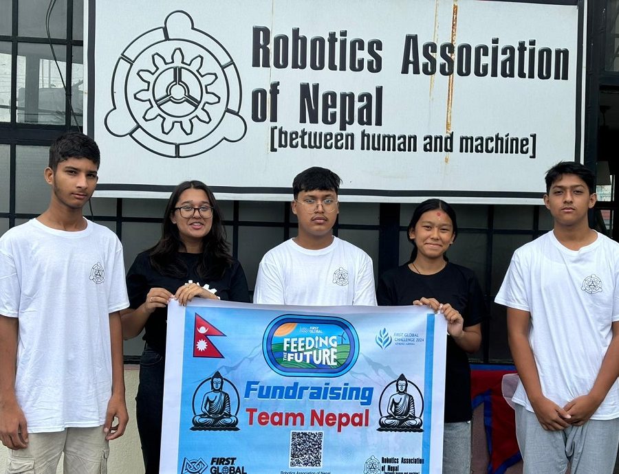 Nepali Robotics team aiming medals in 2024 First Global Challenge