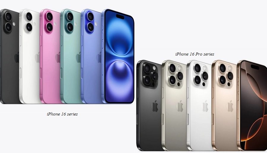 आईफोन १६ को सबै मोडलहरूमा ८ जीबी र्याम समावेश