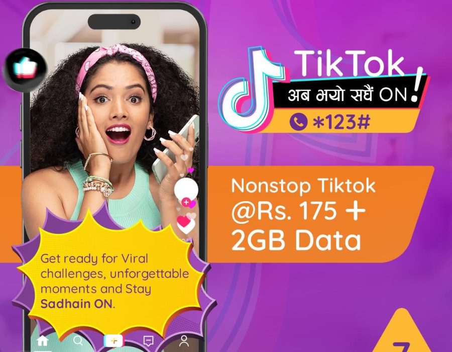 Ncell launches new TikTok Pack, adds TikTok to all Sadhain ON pack freebies