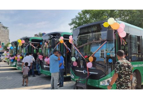 इटहरीमा बिजुली बस सेवाको थालनी