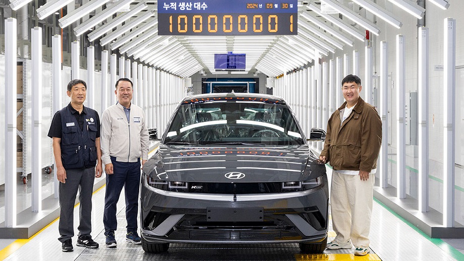 Hyundai Motor hits major milestone with 100 million vehicles produced globally