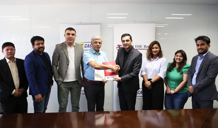 ग्लोबल आइएमई बैंक र इन्स्टेन्ट क्यासबीच युएईबाट नेपालमा सजिलै पैसा पठाउन सकिने सम्झौता