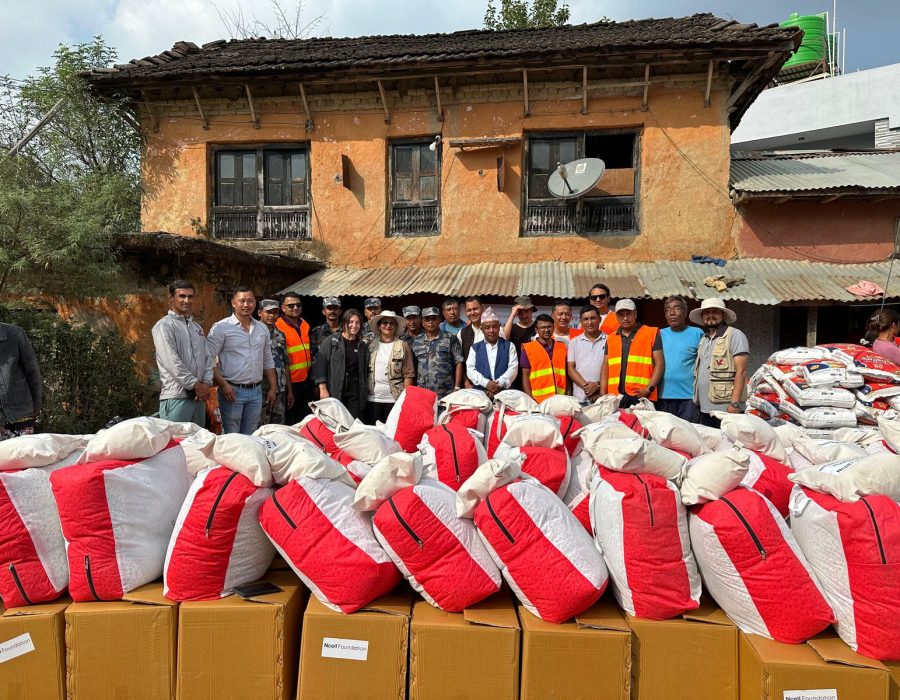 Ncell Foundation distributes educational kits to affected children and relief packages to flood and landslide-hit families