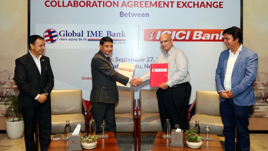 Global IME Bank signs MOU with ICICI Bank Canada to facilitate seamless banking for Nepali immigrants moving to Canada