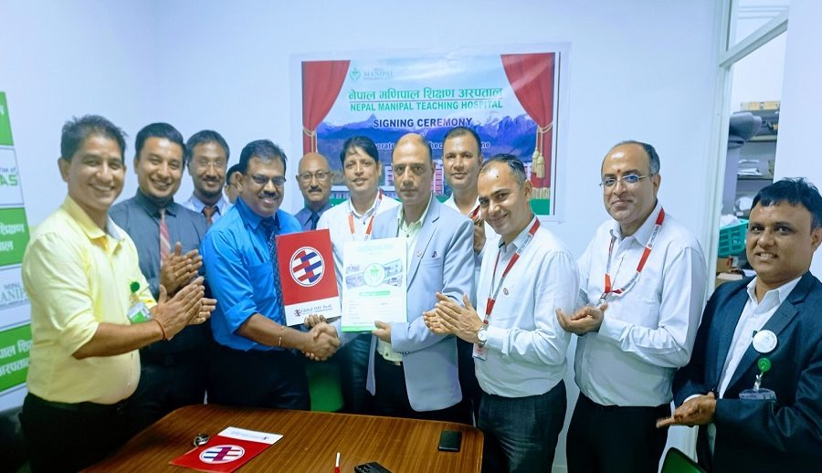 ग्लोबल आइएमई बैंकका ग्राहकले मणिपाल शिक्षण अस्पतालमा विशेष छुट पाउने