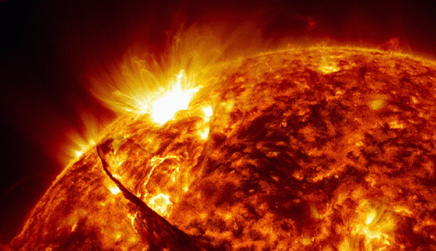 सूर्यबाट फेरि निस्कियो भयानक शक्तिशाली ‘एक्स २.३’ सौर्य ज्वाला, रेडियो सिग्नल ब्ल्याकआउट