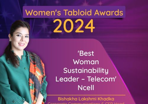Ncell’s Bishakha Khadka wins ‘Best Woman Sustainability Leader’ award