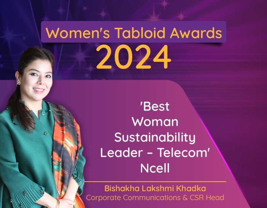 Ncell’s Bishakha Khadka wins ‘Best Woman Sustainability Leader’ award