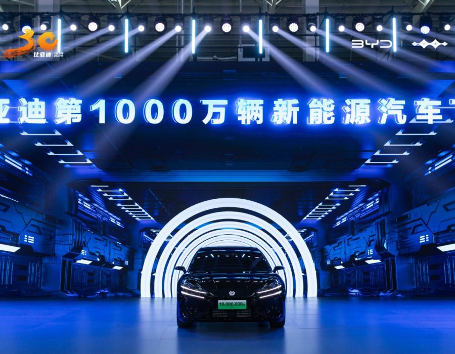 BYD Marks 30th Anniversary with Roll-off of 10 Millionth NEV