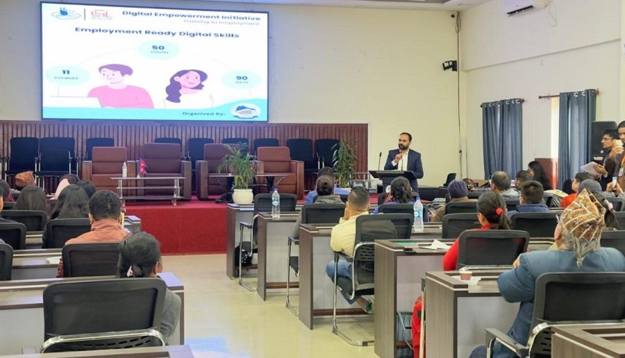 चन्द्रागिरिद्वारा युवालाई ‘डिजिटल’ तालिम