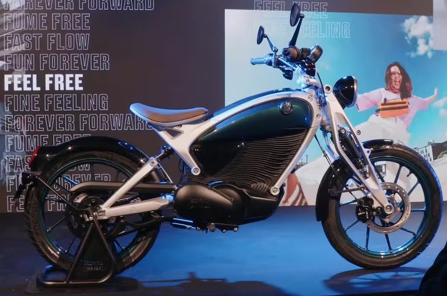 रोयल इन्फिल्डले अनावरण गर्यो पहिलो इलेक्ट्रिक मोटरसाइकल ‘फ्लाइङ फ्ली सी६’