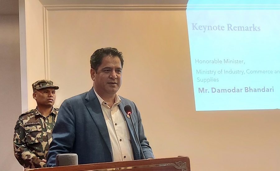 औद्योगिक क्षेत्रमा आधुनिक प्रविधिको उच्चतम प्रयोग जरूरी: मन्त्री भण्डरी