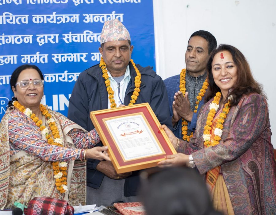 वर्ल्डलिंकद्वारा गौरी शंकर बालगृहमा मर्मत गरिएको भवन हस्तान्तरण