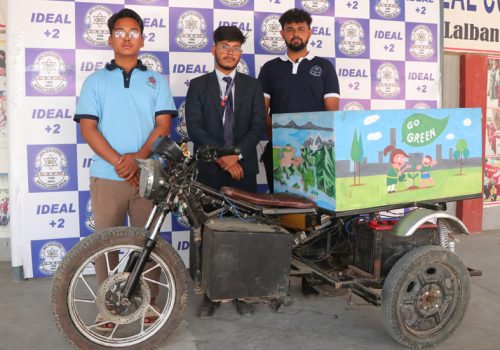 लालबन्दीका तीन छात्र मिलेर बनाए विद्युतीय ट्रयाक्टर