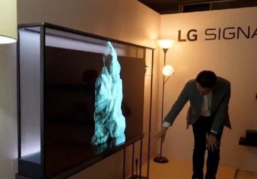 एलजीको ट्रान्सपेरेन्ट स्क्रिन टीभी बिक्रीका लागि उपलब्ध