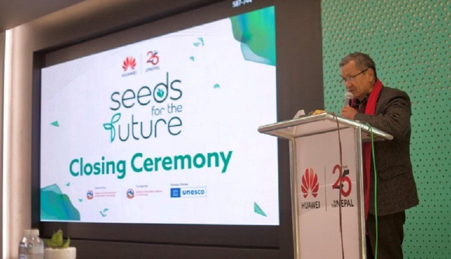 Minister Gurung inaugurates Huawei Nepal Exhibition Center at closing ceremony of Seeds for the Future 2024