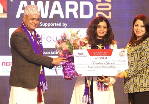 ‘Ncell Woman ICON ICT Award 2024’ presented to Bandana Sharma