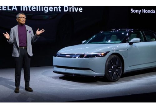 सोनी र होन्डाको साझेदारीमा निर्मित अफीला १ विद्युतीय कार सीईएस २०२५ मा अनावरण