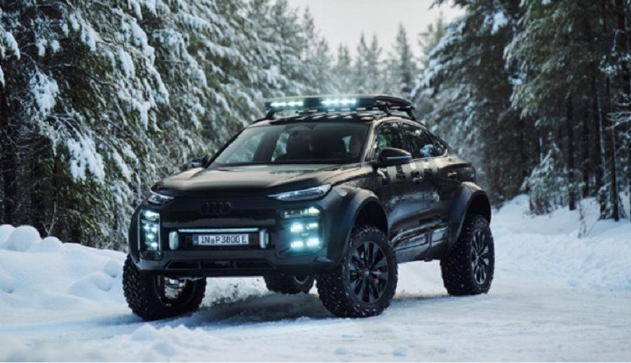 आउडिले प्रस्तुत गर्यो अफ्ठ्यारो भूभागका लागि नयाँ विद्युतीय अवधारणा