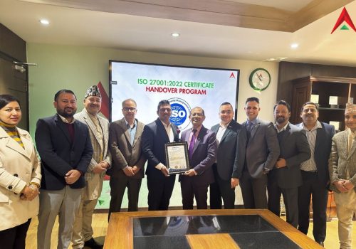 नबिल बैंकले सूचना सुरक्षा व्यवस्थापनका लागि प्राप्त गर्यो आईएसओ प्रमाणपत्र