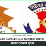 सार्वजनिक सेवा प्रसारण संस्थाको अध्यक्ष नियुक्तिका लागि उम्मेदवारको प्रस्तुतिकरण र अन्तर्वार्ता असार ४ र ५ गते