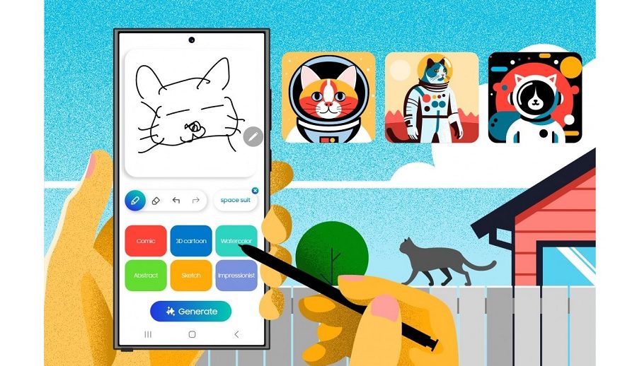 सामसङको एआई स्केच टु ईमेज ग्यालेक्सी एस२५ मा अझ उपयुक्त हुने