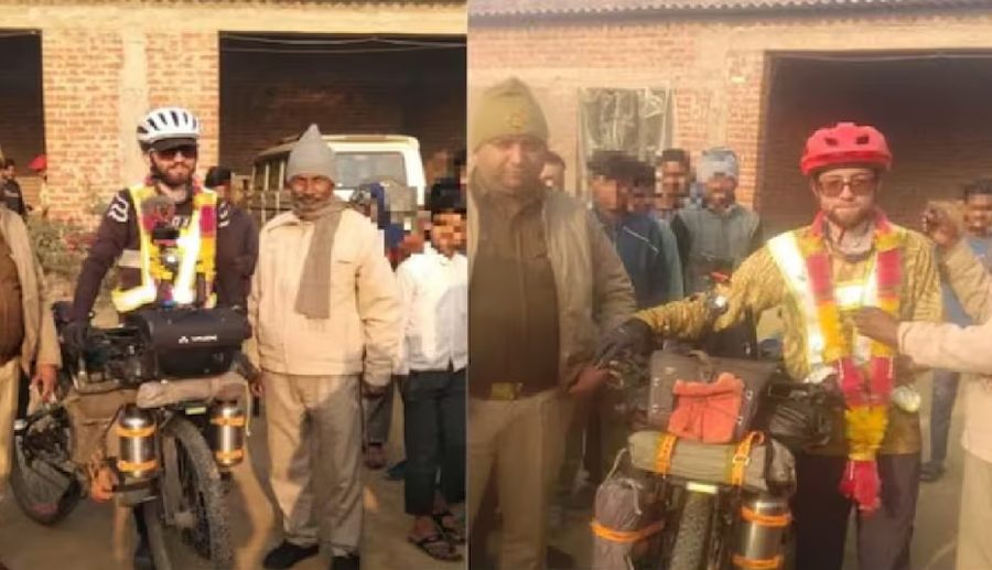 गुगल म्याप्सको भर पर्दा साइकलबाट नेपाल आउन लागेका पर्यटक भारतको बरेइली बाँधमा फसे